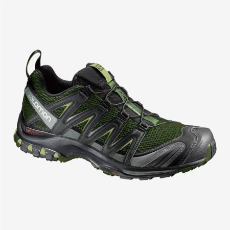 Salomon XA PRO 3D Mens Trail Running Shoes Green UK MHQZ